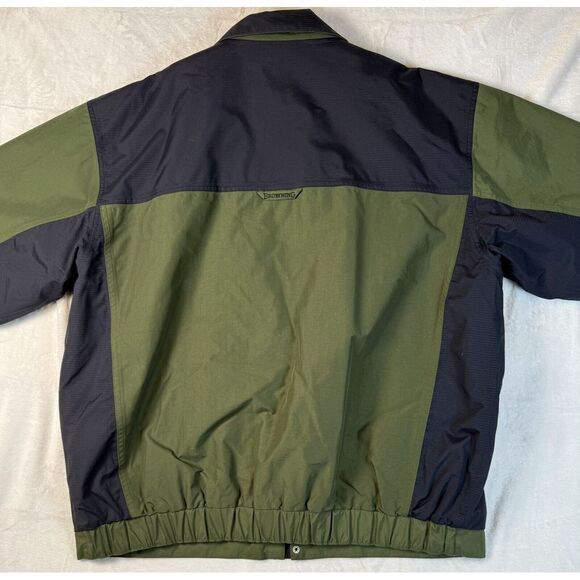 Browning Field Lined Hunting Jacket Green XXL Shooting Game Chore Coat VTG - Picture 2 of 16
